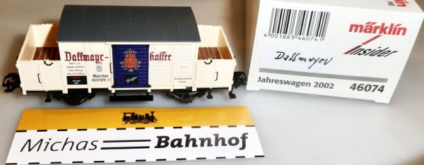 Märklin 46074 Dallmayer München Jahreswagen Insider 2002 OVP H0 HH4 å