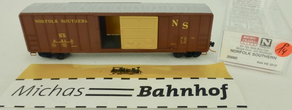 Norfolk Southern 50&#039; Rib Side Boxcar 2210 Micro Trains Line 25660 1:160 P14 å