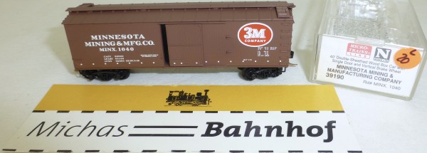 MICRO TRAINS 39190 MINX 1040 40&#039; Wood Sheathed Boxcar N 1:160 OVP #20L å