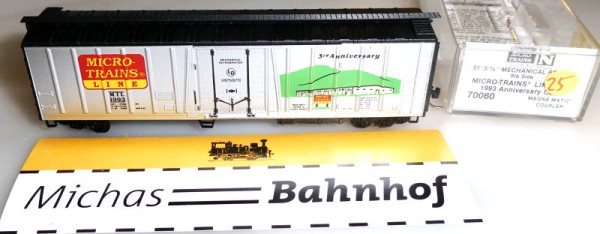 MTL 1993 Anniversary 51&#039; Rib Side Reefer Micro Trains Line 70060 1:160 OVP R25 å