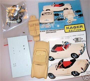 1:43 Carman Ghia Cabriolet 1972 Resin Kit Bausatz Provence Moulage Karmann HS1 µ