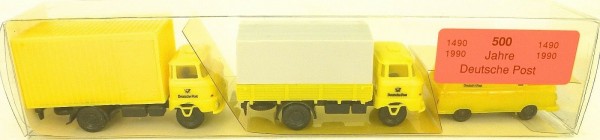 500 Jahre Deutsche Post Sonderset von mini car OVP 1:87 #HM3 å *