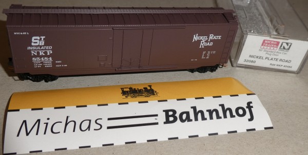 Nickel Plate Road 85484 50&#039; St Box Car Micro Trains Line 32080 1:160 ø39 å