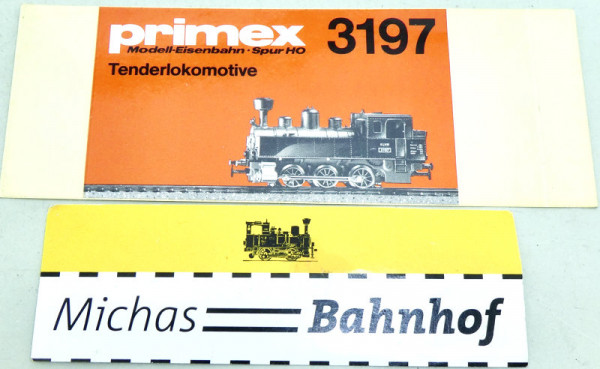 Primex 3197 Aufkleber für Verpackung OVP H0 1:87 HH3 å