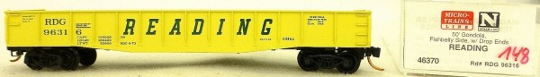 Micro Trains Line 46370 Reading 96316 50ft Drop End Gondola 1:160 OVP 148G å*