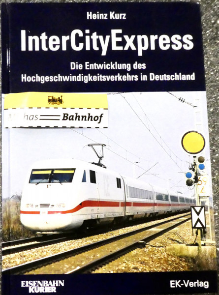 InterCityExpress Heinz Kurz EK Verlag KE2 å