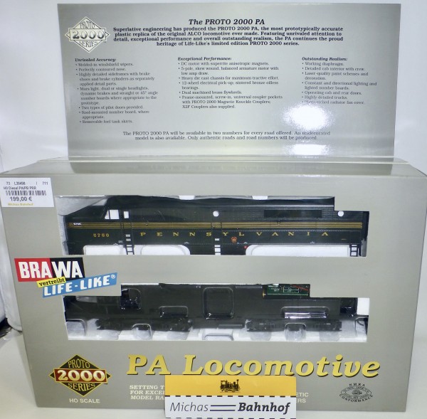 PRR 5750A PA Locomotive Proto 2000 30498 H0 1:87 OVP KB3 µ *