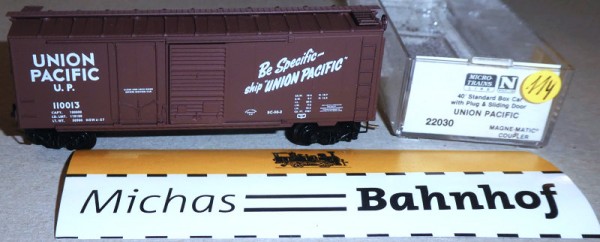 Union Pacific U.P. 110013 40´ St Boxcar Micro Trains Line 22030 N 1:160 Ä114 å