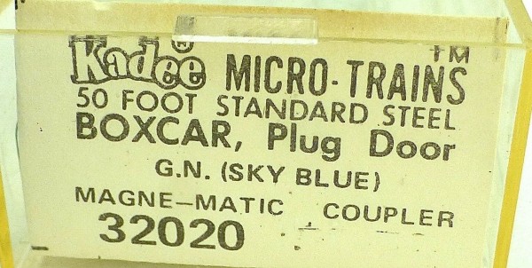 50´ Standard Boxcar GREAT NORTHERN SKY BLUE Micro Trains Line 32020 N 1:160 C å*