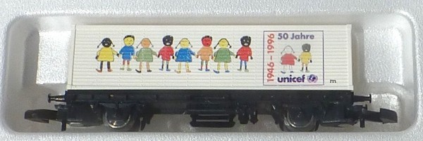 95 96 Jahreswechselwagen 50 Jahre Unicef Märklin Spur Z 1:220 OVP å