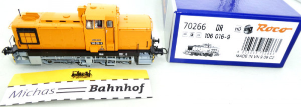 Roco 70266 BR 106 Diesellok DR digital Sound H0 OVP NEU HC2 µ