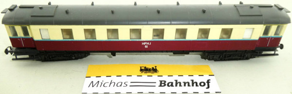 Liliput 28661 DSB Personenwagen HFHJ 61 beige rol HO 1:87 KC2 a