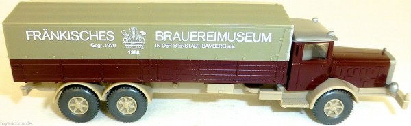 Fränkisches Brauereimuseum Bamberg WIKING Mercedes LKW H0 1:87 #LJ2å