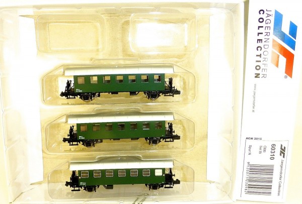 3 tlg Set Bi Anhänger Jägerndorfer 60310 N 1:160 OVP Neu HR3 å *