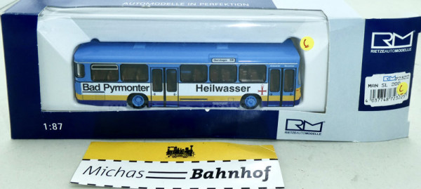 Rietze 72322 MAN SL 200 Obershagen 938 Bus H0 1:87 #C Lj3 å