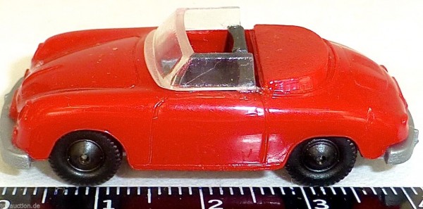 Porsche 356 Cabrio rot IMU Euromodell 1:87 H0 å GC1