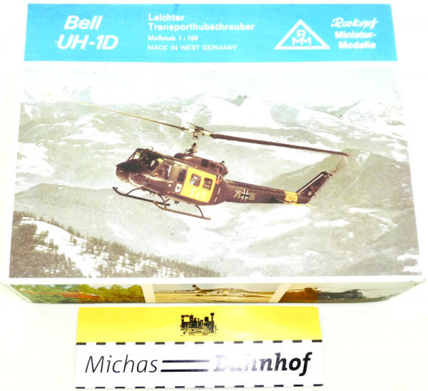 Roskopf Bell UH-1D Hubschrauber 1:100 Bausatz OVP HB1 å