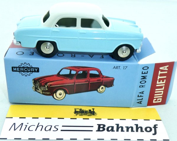 Alfa Romeo Giulietta Mercury Collection Art 17 die cast Hachette 1:48 OVP HD4 µ