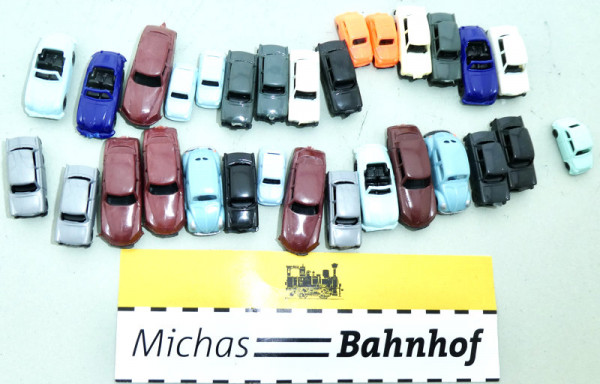 30 PKW Ladegut Deko VW Porsche Trabant Citroen Fiat N 1:160 IMU HV2 å