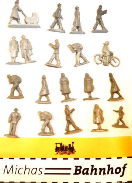 20 Figuren Wiking Plastik 1:87 H0 #5 HH3 å