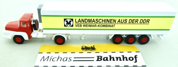 Landmaschinen aus der DDR VEB Weimar Kombinat Unic Izoard LKW IMU H0 1:87 LE3 å
