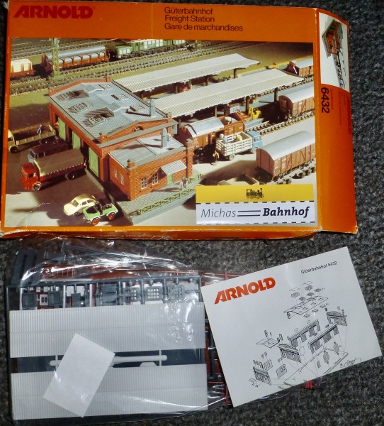 ARNOLD 6432 Güterbahnhof Bausatz ungebaut KIT OVP 1:160 Spur N #LJ2 å