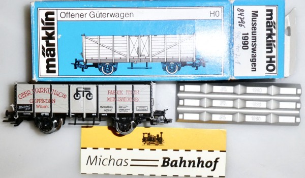 Museumswagen 1990 Museum Märklin H0 1:87 OVP HE3 å