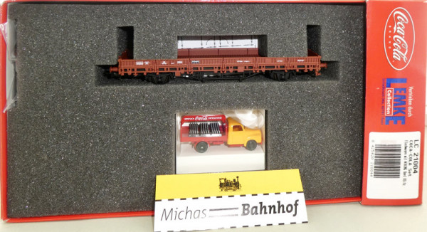 Lemke LC21004 Coca Cola Flachwagen WIKING Opel Blitz H0 1:87 OVP HC6 å