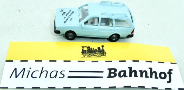 VW Passat Bj 1981 Michas Bahnhof Werbemodell IMU EUROMODELL H0 1:87 GB5 å