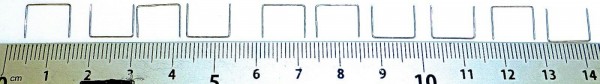 Fleischmann 776044 10 Stück Drahtbrücke für Weichen NEU H0 1:87 å