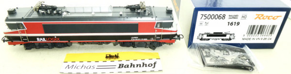 Roco 7500068 Elektrolokomotive 1619 Raillogix PluX22 H0 1/87 OVP HV3 å