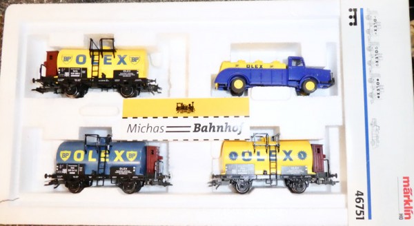 Märklin 46751 Olex Kesselwagen Set 4-tlg OVP HH3 å