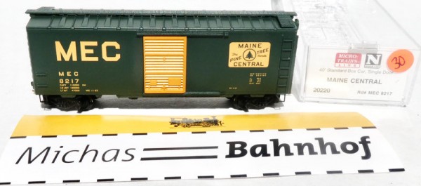 Maine Central MEC 8217 40´ Boxcar Micro Trains Line 20240 N 1:160 OVP ∆30 å