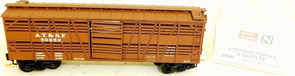 Micro-Trains Line 35080 AT&amp;SF 50652 Grande 40' Despatch Stock Car N 1:160 A å *