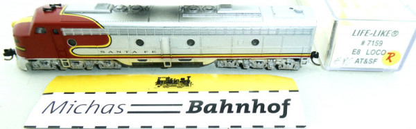 Life Like 7159 E8 LOCO AT&amp;SF N 1:160 OVP #R LB2 å