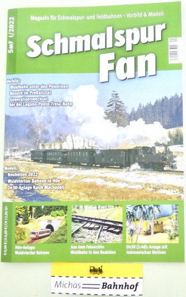 01 2022 Schmalspur Fan Modellbau Waldbahn unter den Polonien uvm GA3 µ