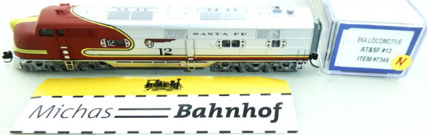 Life Like 7346 EGA LOCOMOTIVE AT&amp;SF #12 N 1:160 OVP #N LB2 å