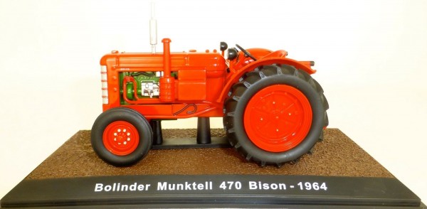 Bolinder Munktell 470 BM Bison 1964 rot Traktor ATLAS 1:32 OVP 005 NEU Li1µ*