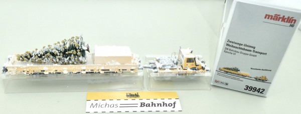 Märklin 39942 Zweiwege Unimog Weihnachtsbaum Transport Sound OVP neu Hi2 µ