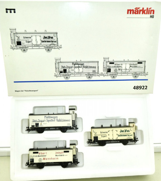 Märklin 48922 Wagen-Set Fleischtransport H0 1:87 OVP HD1 å