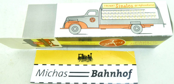Wiking Sinalco Das alkoholfreie Markengetränk Weltruf Karton leer H0 1:87 LA5 å
