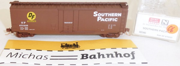 Southern Pacific SP 670225 50´ Boxcar Micro Trains Line 32380 N 1:160 Ω06 å