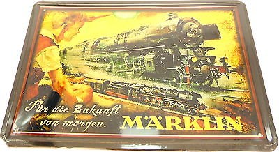 Märklin Für die Zukunft von morgen Blechschild 20 x 30 Reklameschild LG7 µ