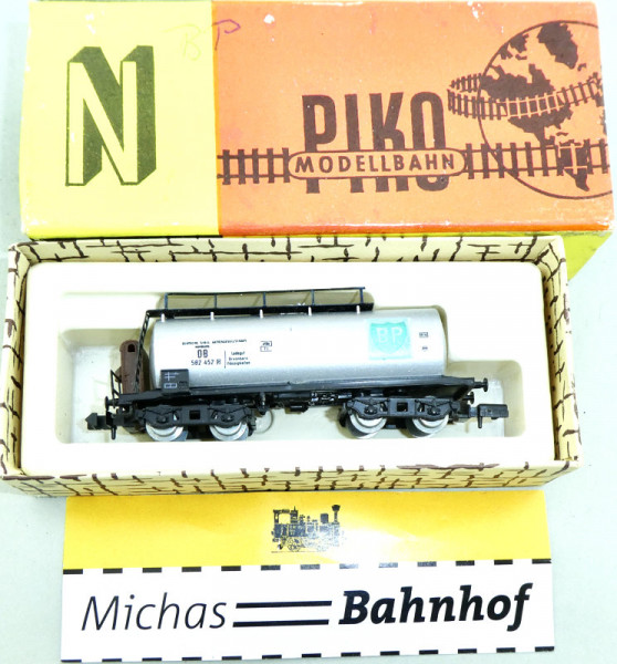 BP Kesselwagen Piko DDR 4-achs. mit Bremserhaus N 1:160 OVP HR4 å