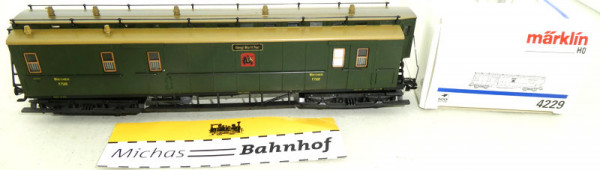 Märklin 4229 Königl.Württ Post Wagen H0 1:87 OVP HD1 å