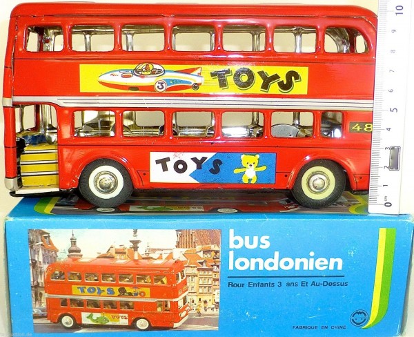 Doppeldecker Bus London ien Blech rot KA5 å