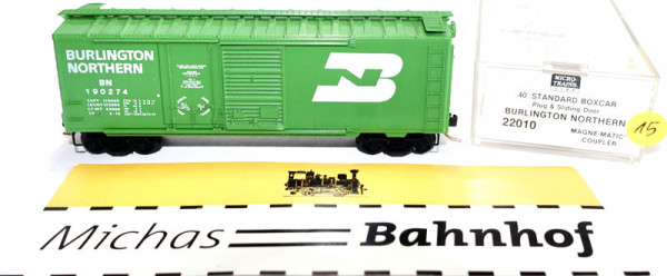 Micro Trains Line 22010 40&#039; Standard Boxcar Burlington Northern 190274 N 1:160 m15 å