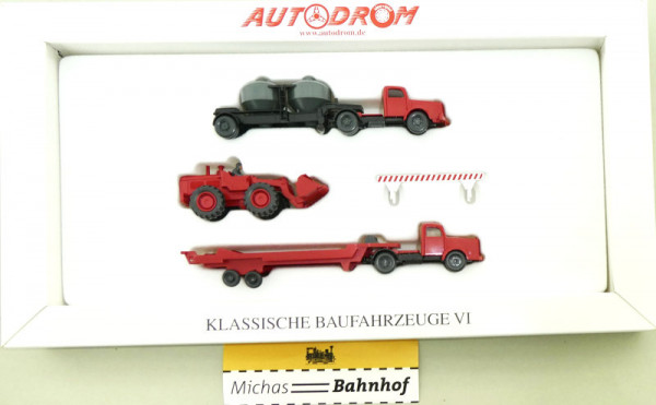 Wiking 990 22 Autodrom Klassische Baufahrzeuge VI H0 1:87 OVP HT0 å