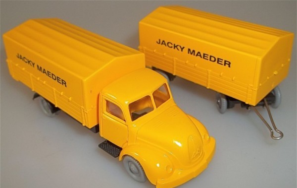 Pritschen Magirus Rundhauber Hängerzug Jacky Maeder IMU H0 1:87 #89 å