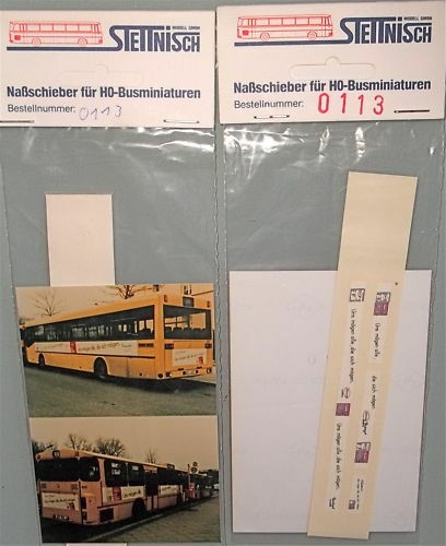 Fromms Kondom Nassschieber Beschriftung Bus O405 SL203 H0 1:87 å *